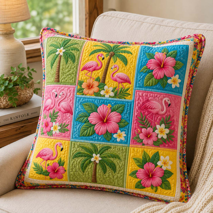 Tropical Glow Bamboo Quilt Pillow Case
