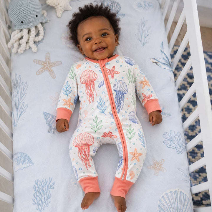 Tropical Ocean Garden Bamboo Convertible Zippy