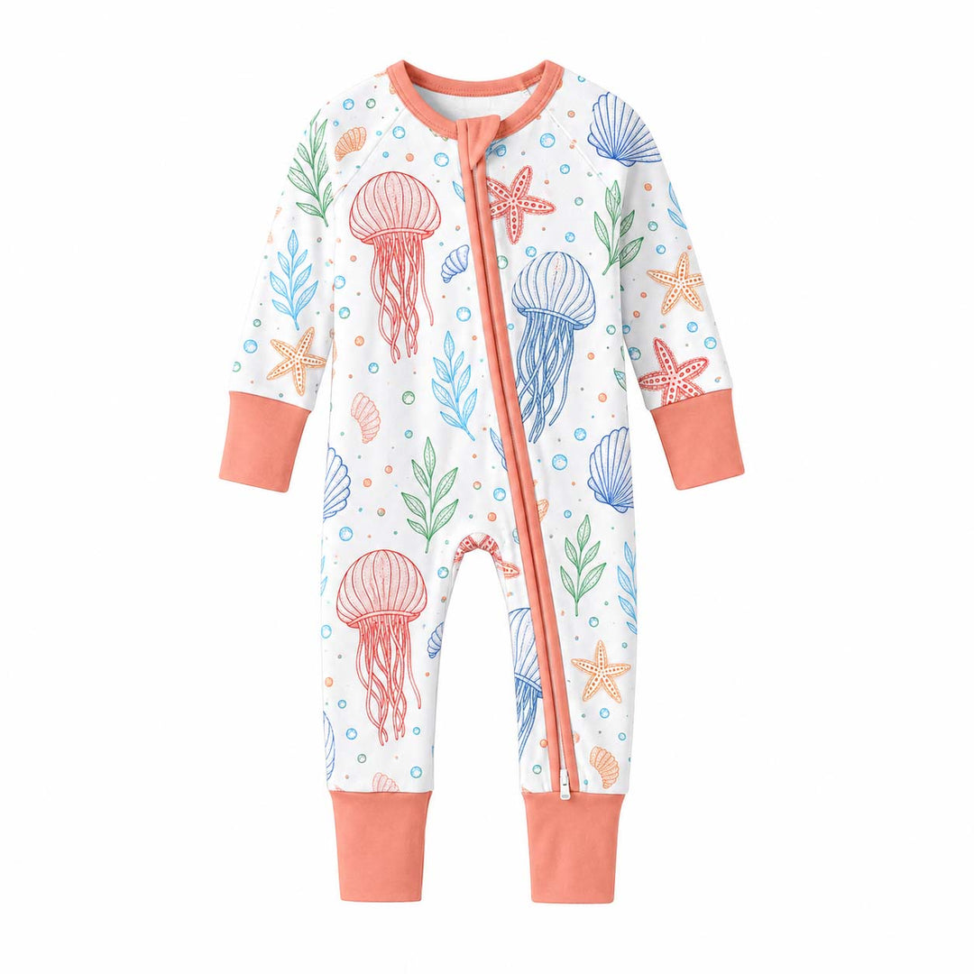 Tropical Ocean Garden Bamboo Convertible Zippy