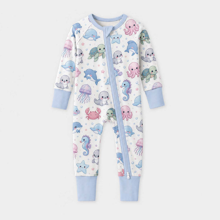 Tropical Ocean Paradise Bamboo Convertible Zippy