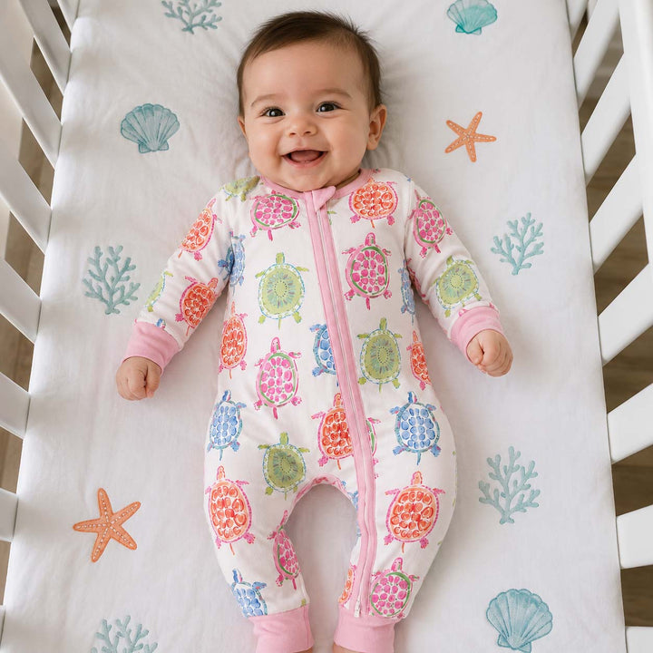 Tropical Turtle Garden Bamboo Convertible Zippy