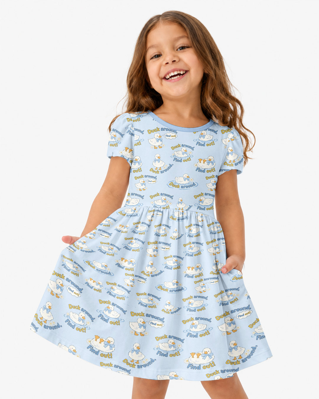 The Duck Around Bamboo Twirl Dress