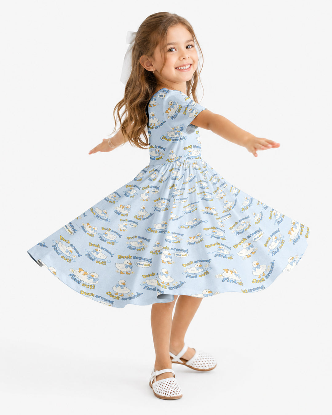 The Duck Around Bamboo Twirl Dress