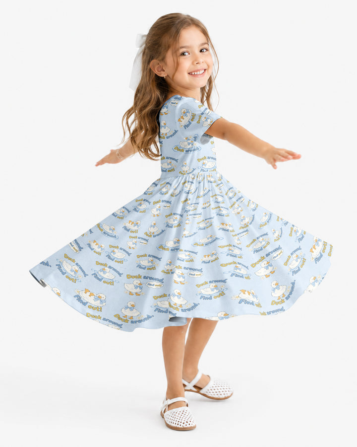 The Duck Around Bamboo Twirl Dress