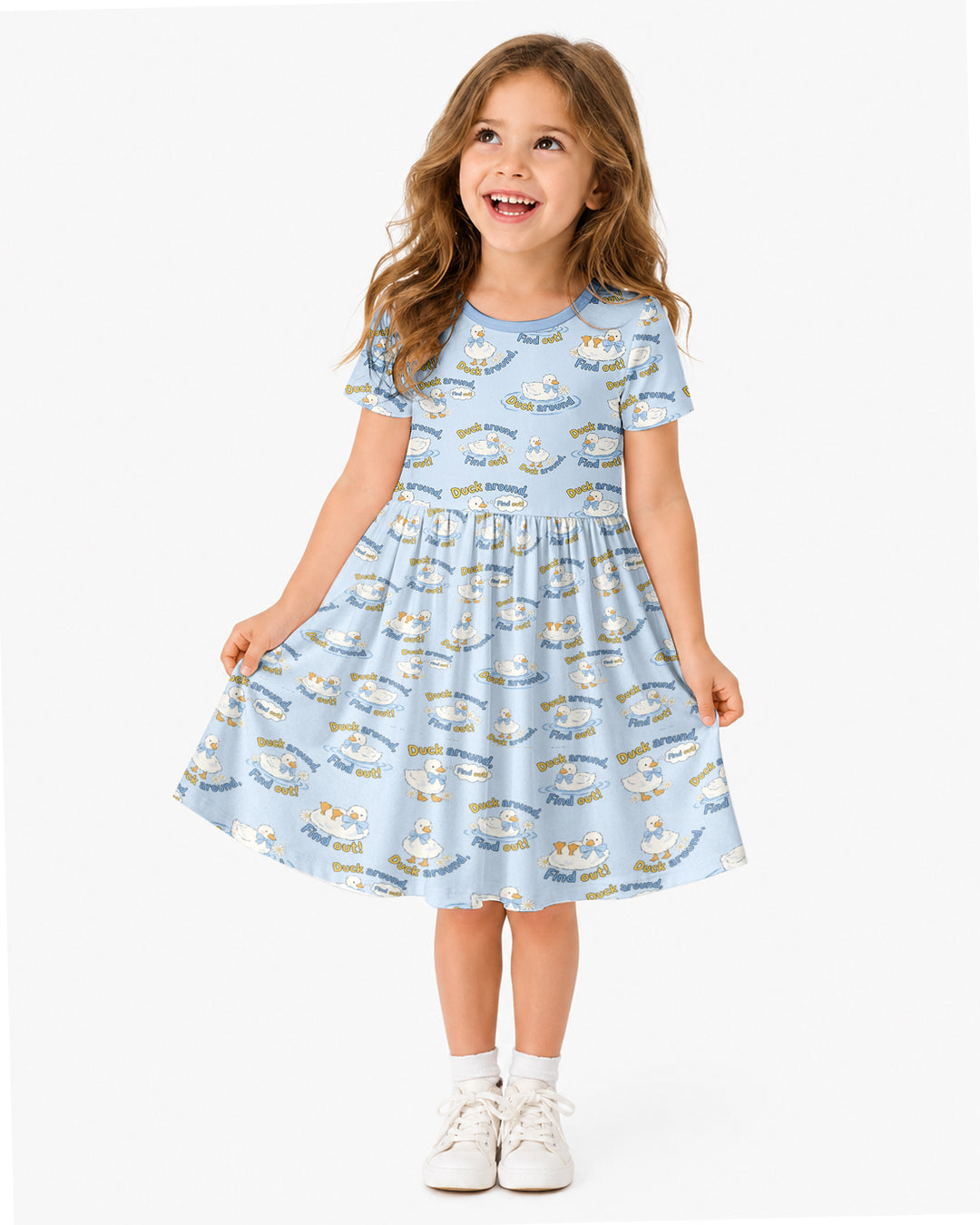 The Duck Around Bamboo Twirl Dress