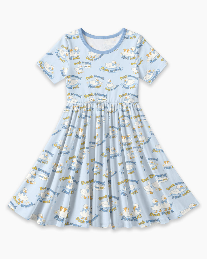 The Duck Around Bamboo Twirl Dress
