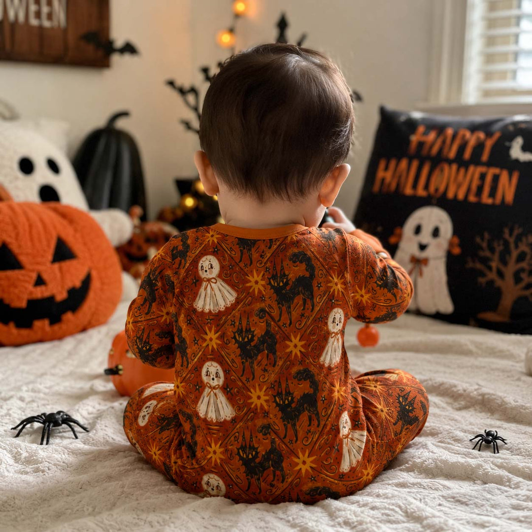 Vintage Ghost Night Bamboo Convertible Zippy