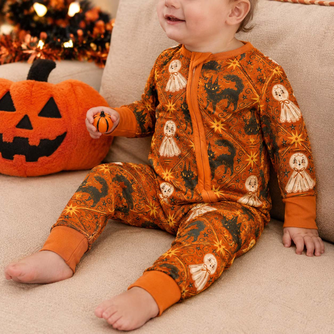 Vintage Ghost Night Bamboo Convertible Zippy