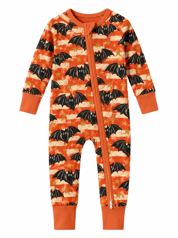Vintage Halloween Bats Bamboo Convertible Zippy