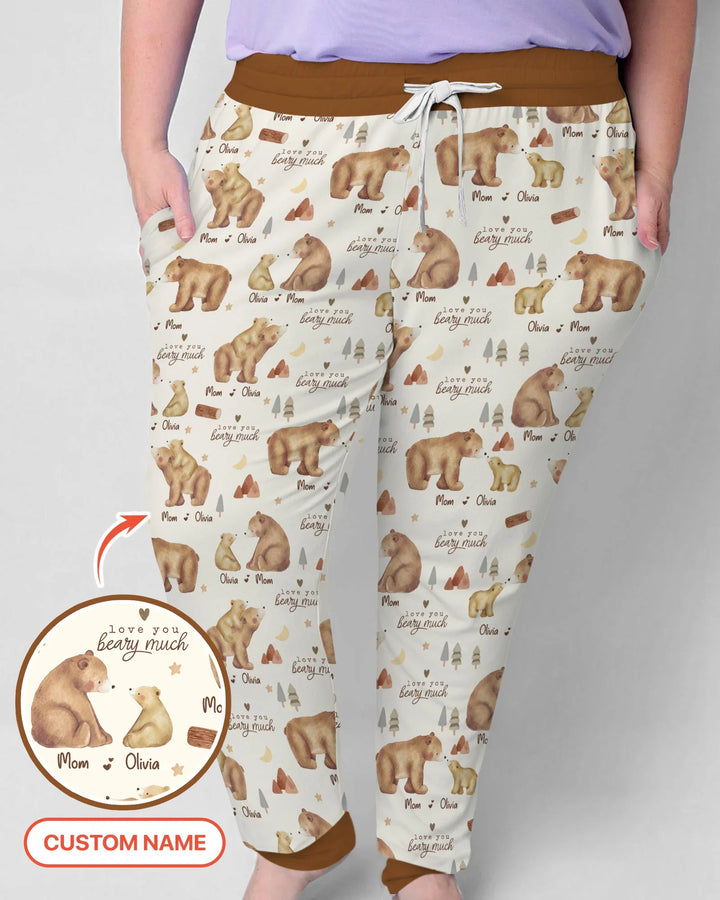 Love You Beary Much Mommy & Me Matching Bamboo Women Pajama Set