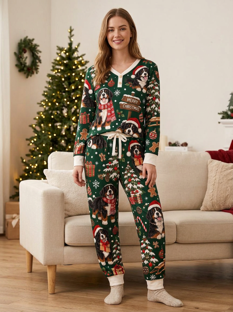 Puppy Carol Bamboo Women Pajama Set