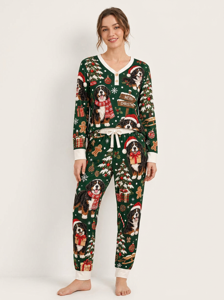 Puppy Carol Bamboo Women Pajama Set