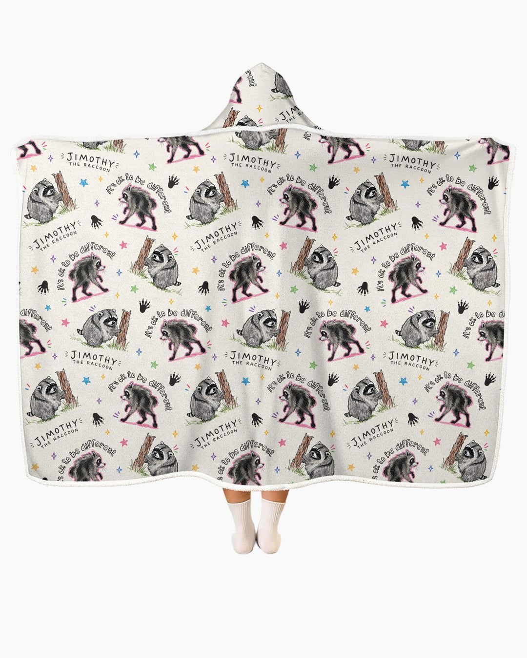 It's Okay to be Jimothy Bamboo Wearable Hooded Blanket