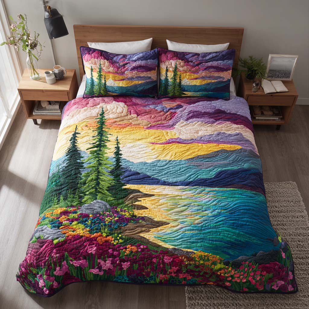 Whispering Earth Dreams Bamboo Quilt Bedding Set