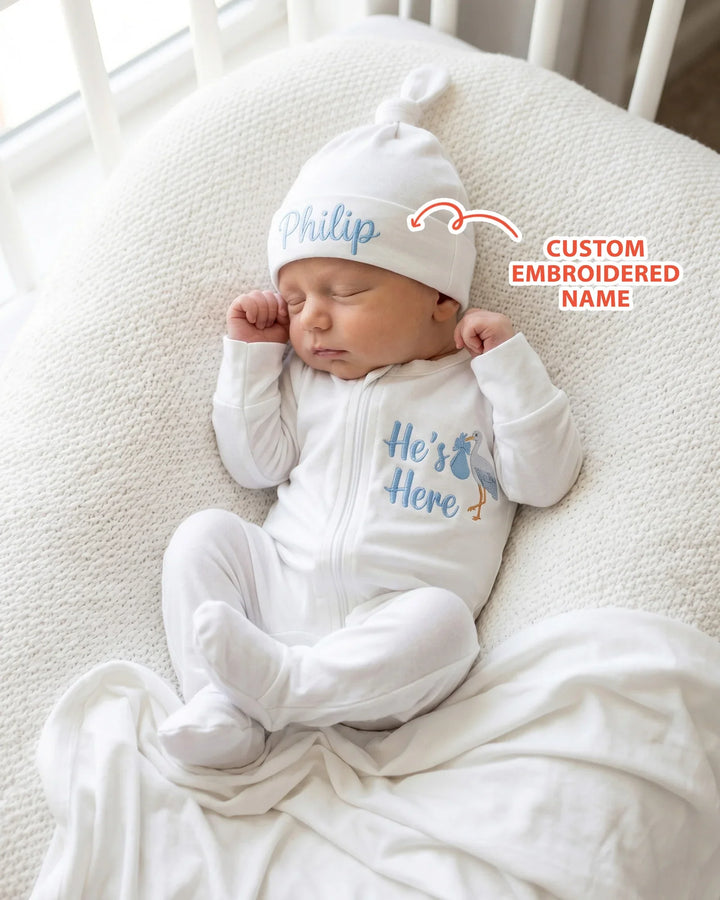 Gerippte Babykleidung mit individuellem Foto - Weich &amp; Skizzenhaft