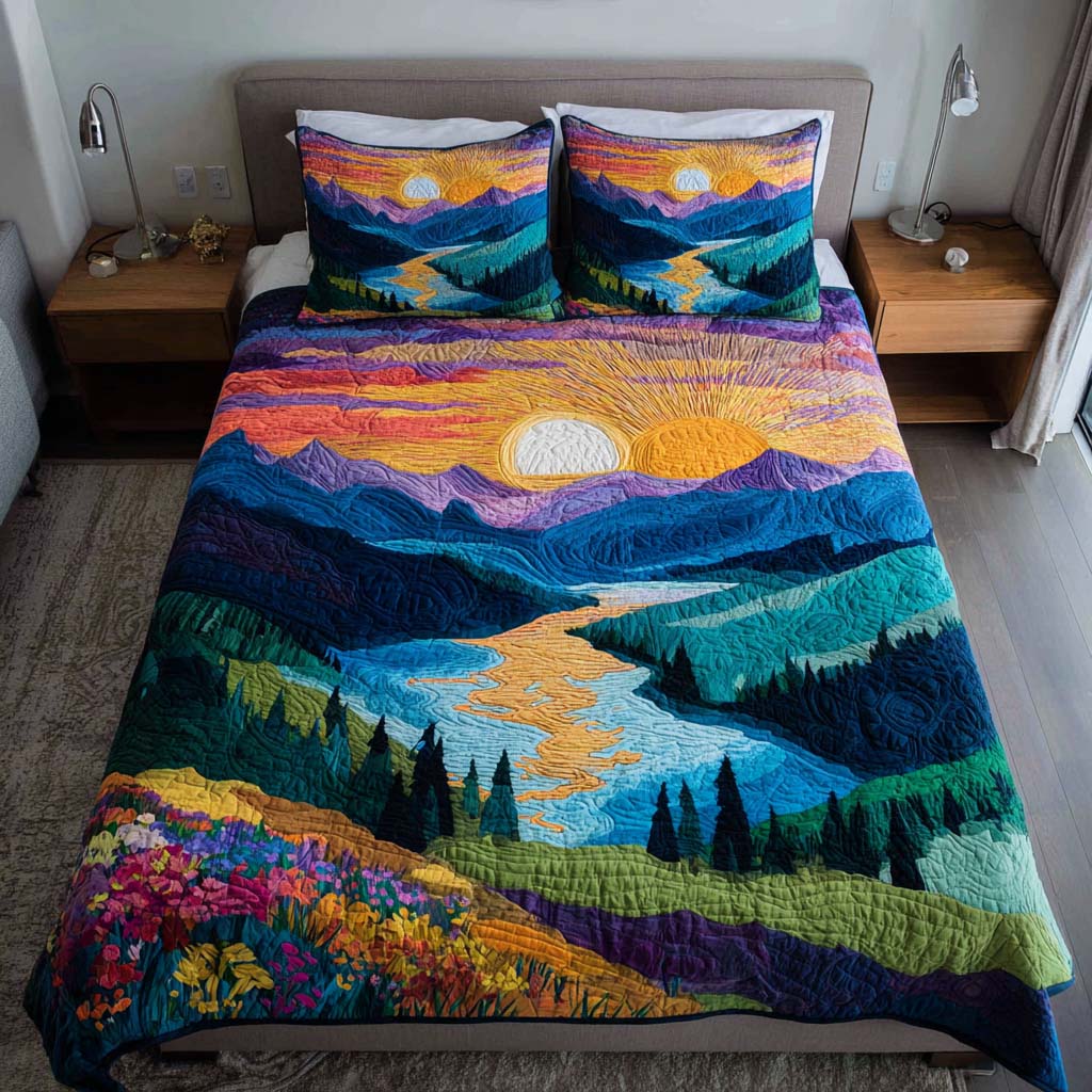 Wildflower Day Dreams Bamboo Quilt Bedding Set
