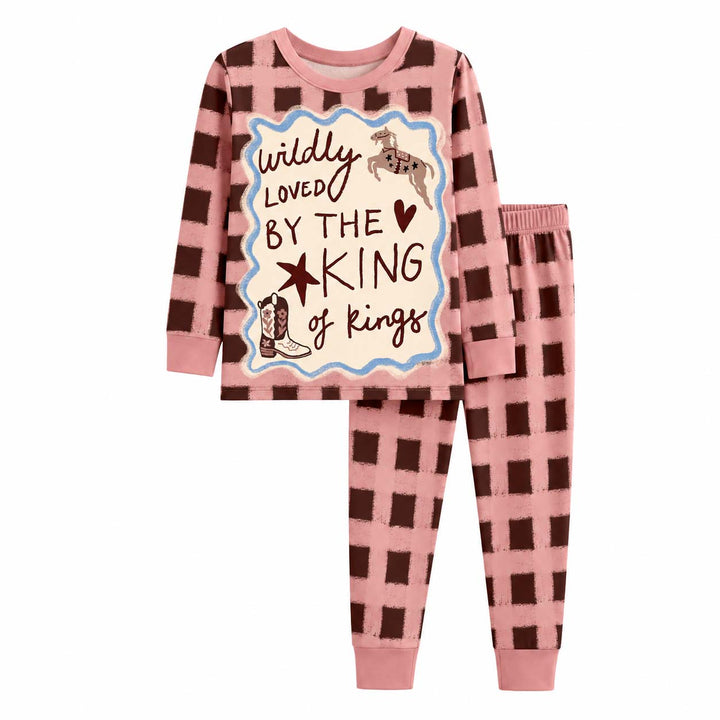 Wildly Loved Cowgirl Bamboo Two Piece Long Sleeve Pajama Set
