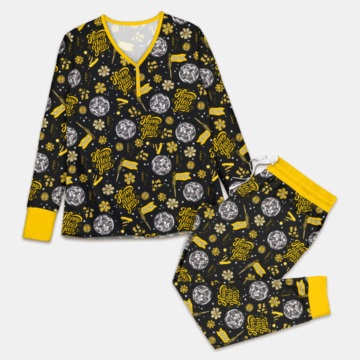 Disco New Years Eve Women Pajama Set
