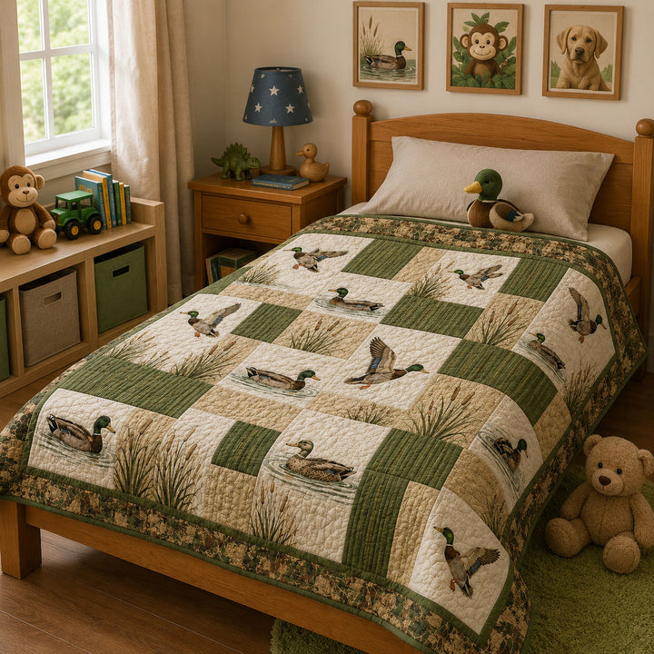 Woodland Wings Bamboo Quilt Blanket