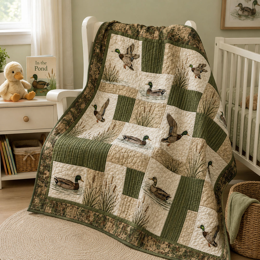Woodland Wings Bamboo Quilt Blanket