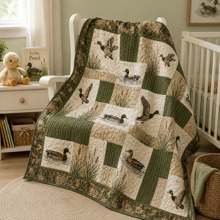 Woodland Wings Bamboo Quilt Blanket
