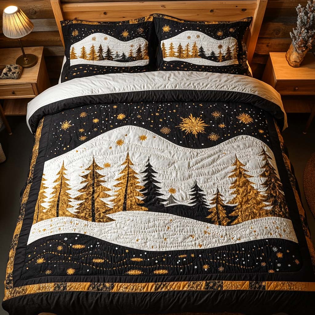 Woodland Nature Magic Bamboo Quilt Bedding Set