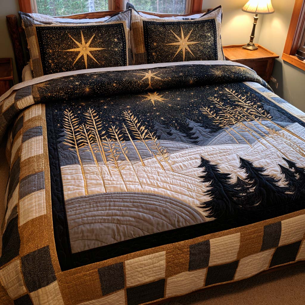 Woodland Peace Garden Bamboo Quilt Bedding Set