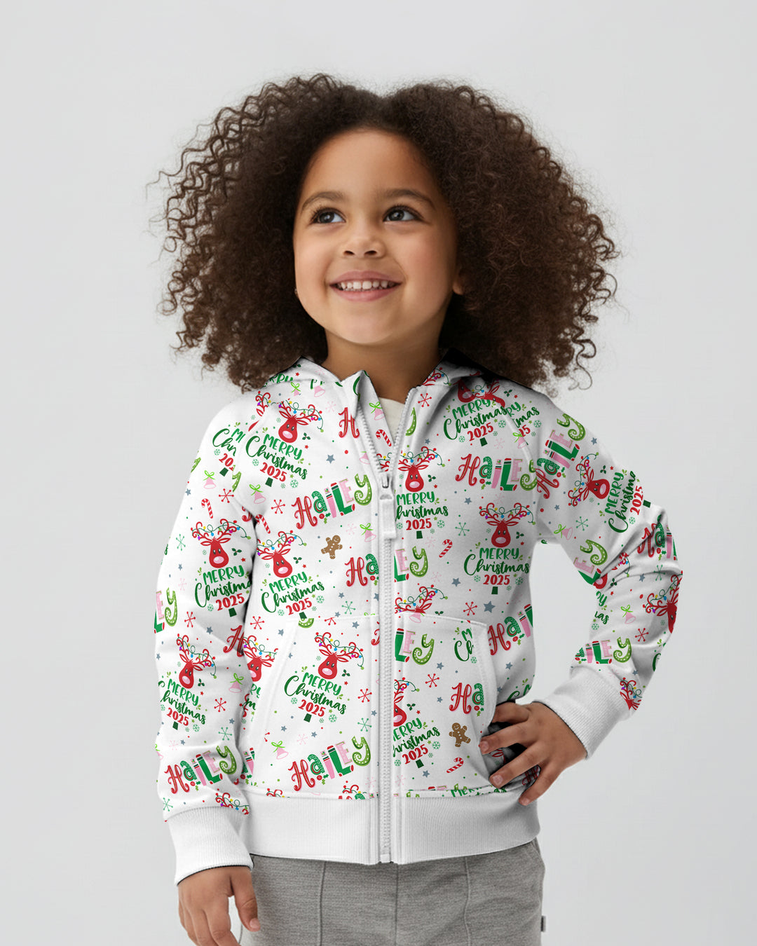 Custom Name "Whimsical Little Things"  Zip Hoodie