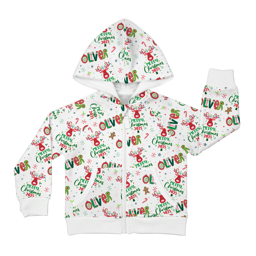 Custom Name "Whimsical Little Things"  Zip Hoodie