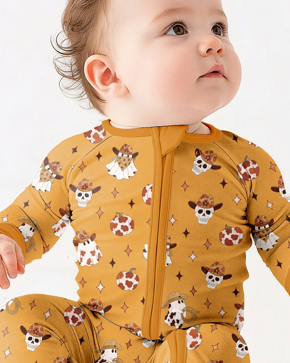 Howdy Spooky Cowboy Bamboo Convertible Zippy