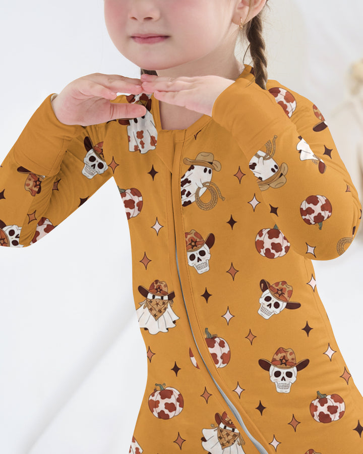 Howdy Spooky Cowboy Bamboo Convertible Zippy