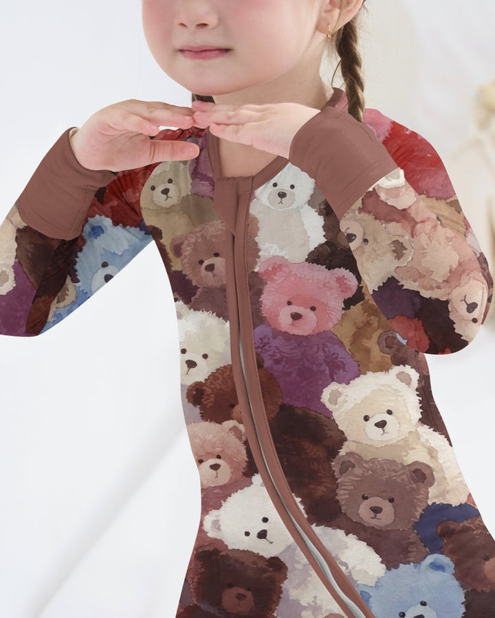Teddy Bear Hug Jam Bamboo Convertible Zippy