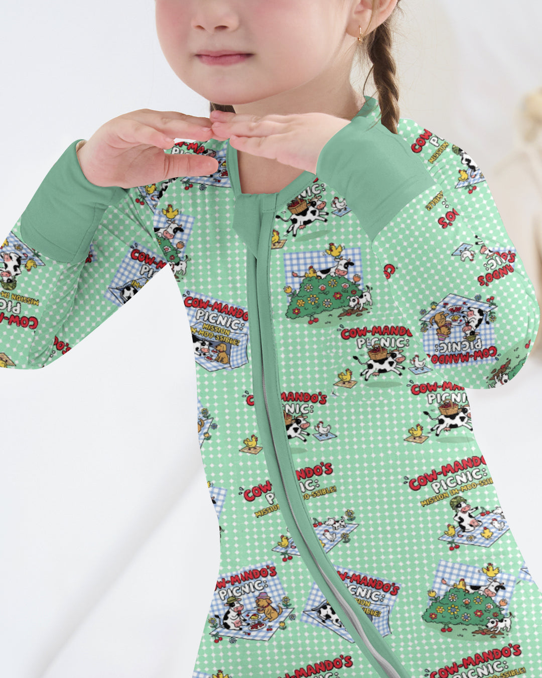 Mission Im-moo-sible Bamboo Convertible Zippy
