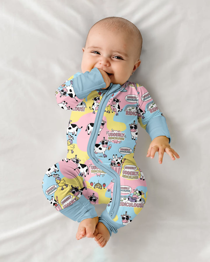 Too Ridiculous To Moo Bamboo Convertible Zippy