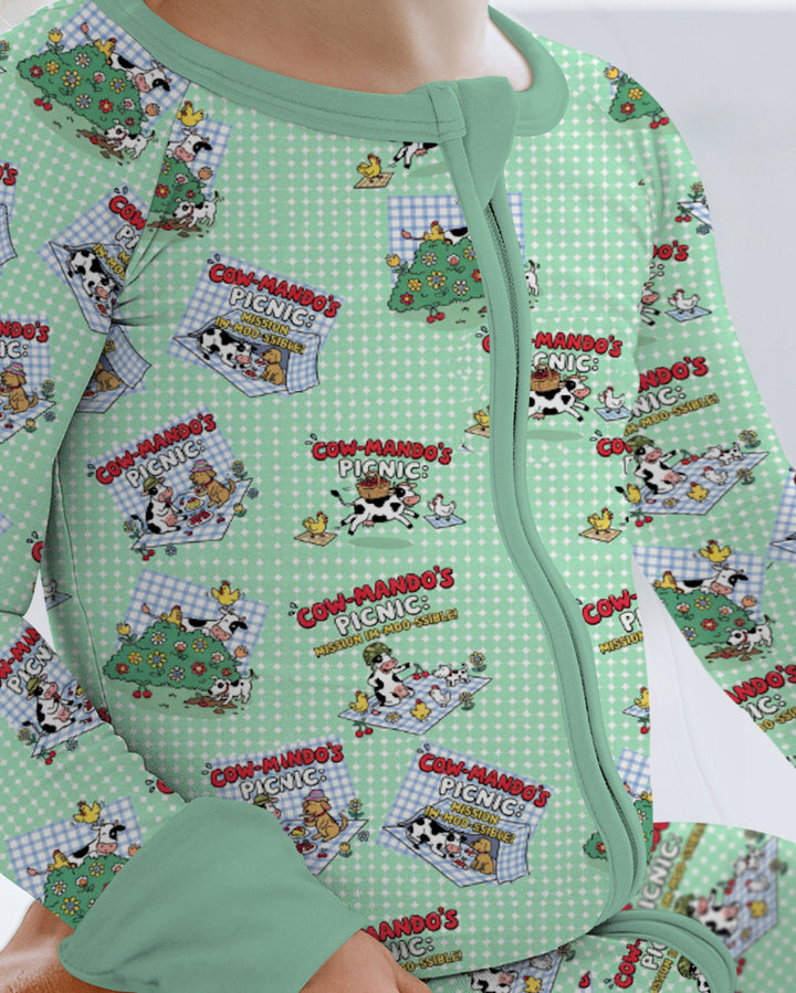 Mission Im-moo-sible Bamboo Convertible Zippy