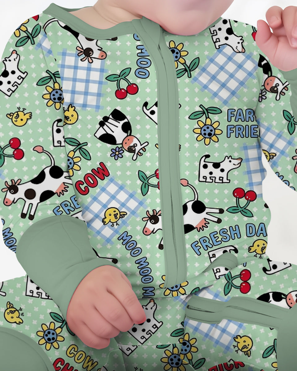 Moo Moo Chick Bamboo Convertible Zippy