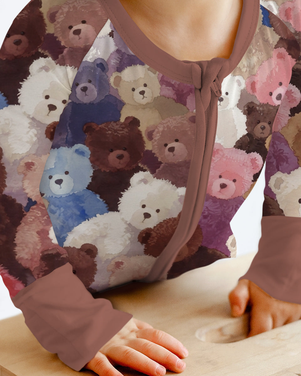 Teddy Bear Hug Jam Bamboo Convertible Zippy