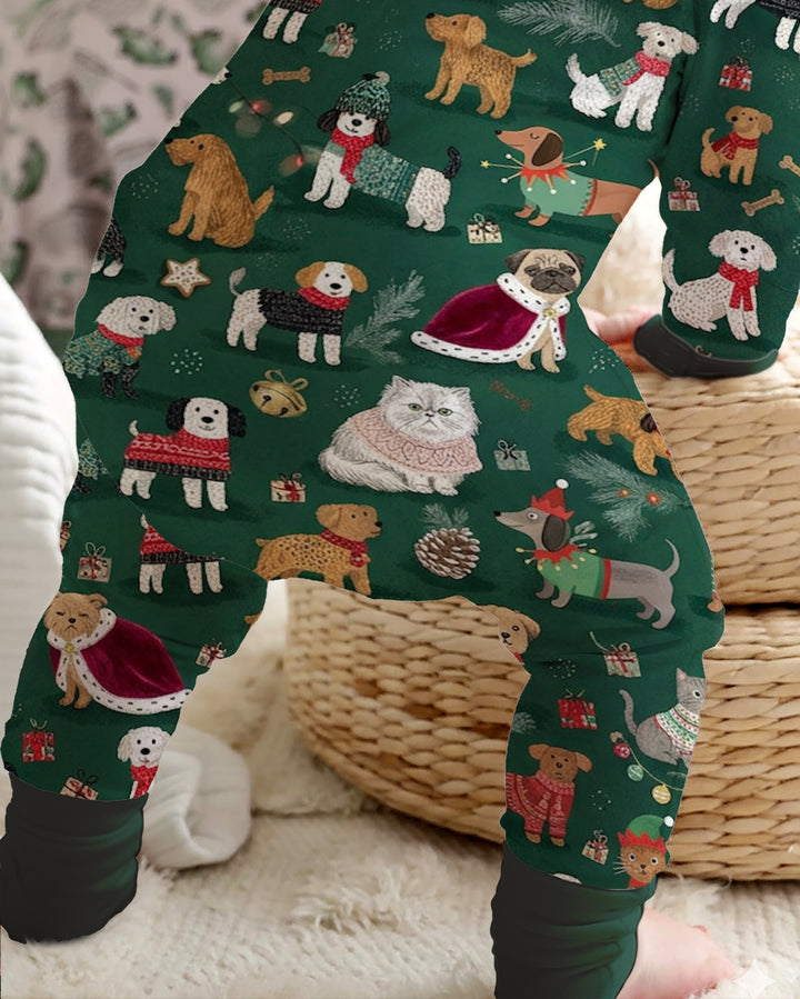 Winter Wonderland Bow Wow Bamboo Convertible Zippy