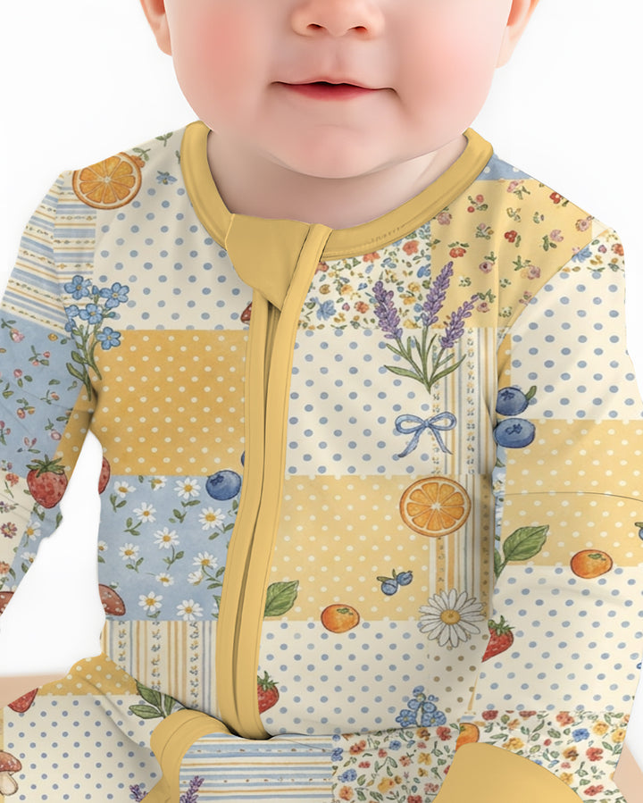 Lavender Orange Jam Bamboo Convertible Zippy