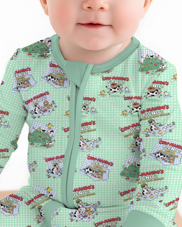 Mission Im-moo-sible Bamboo Convertible Zippy