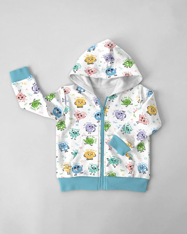 Positive Affirmations Zip Hoodie