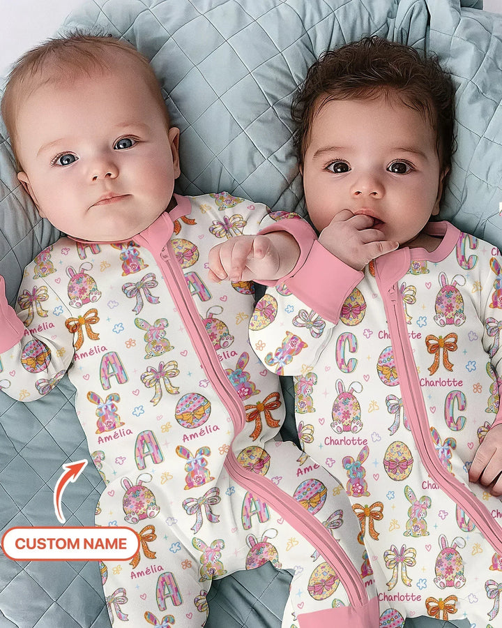 Happy Easter Custom Name Convertible Zippy