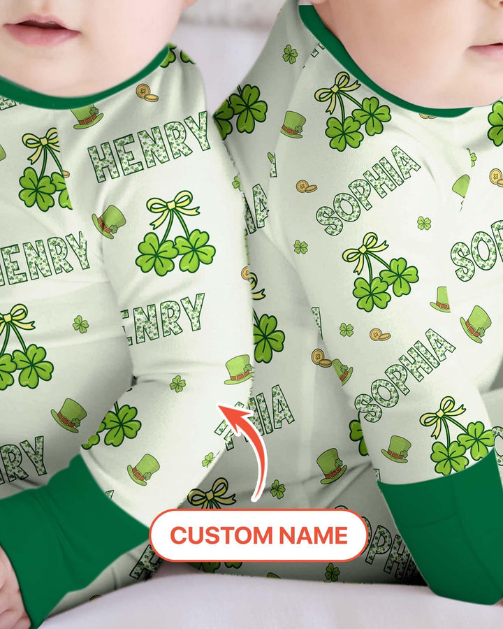 Custom Name Lucky Little Shamrock Convertible Zippy