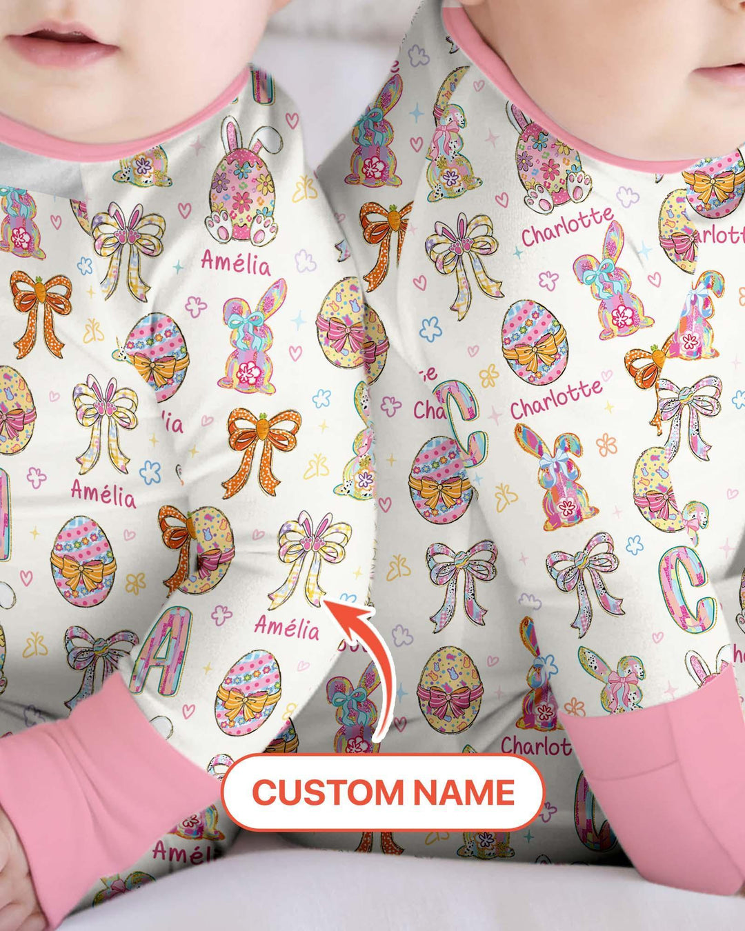 Happy Easter Custom Name Convertible Zippy