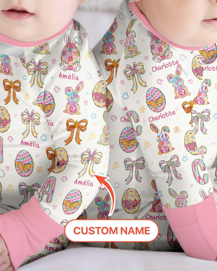 Happy Easter Custom Name Convertible Zippy