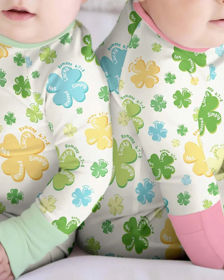 Shamrocks Print St. Patrick's Day Convertible Zippy