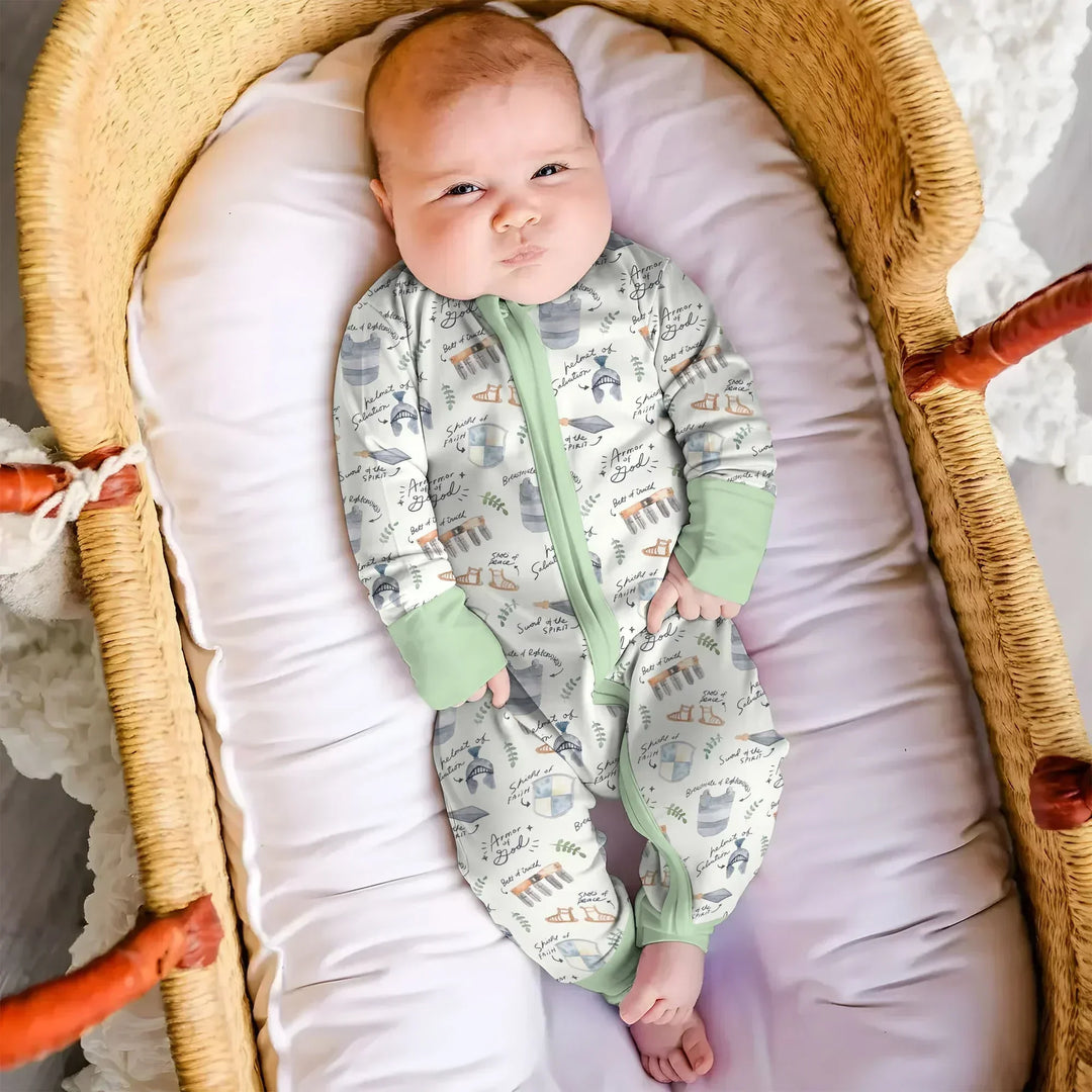 Gerippte Babykleidung mit individuellem Foto - Weich &amp; Skizzenhaft