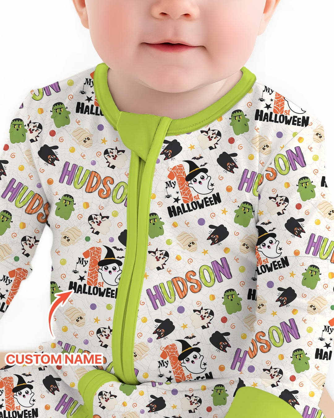 Personalized My First Halloween  Bamboo Convertible Zippy