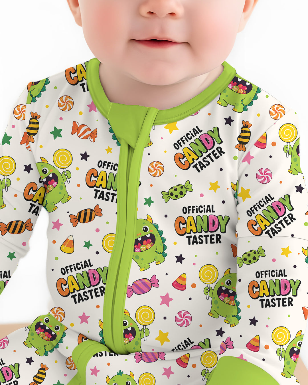 Halloween Official Candy Tester Bamboo Convertible Zippy