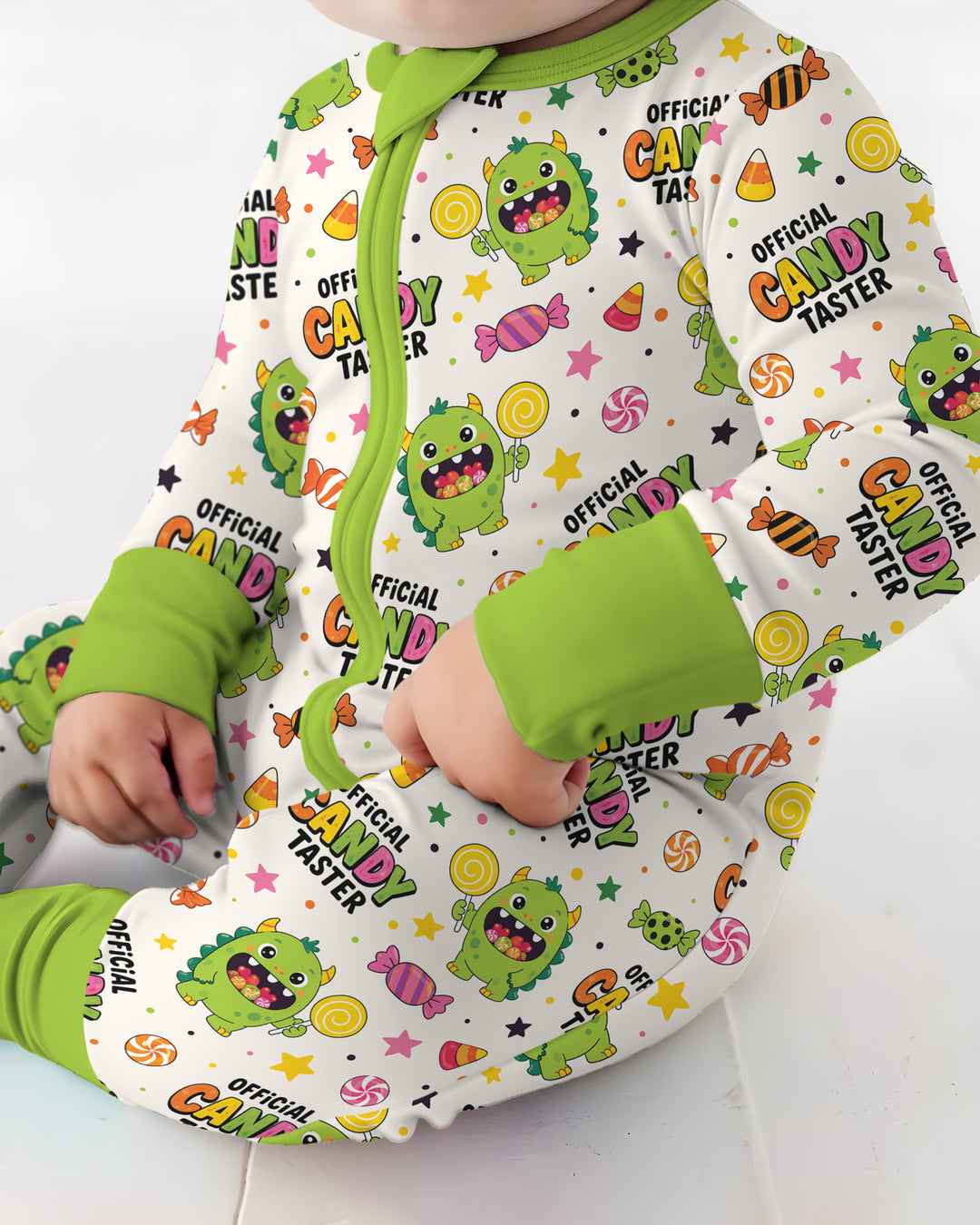Halloween Official Candy Tester Bamboo Convertible Zippy
